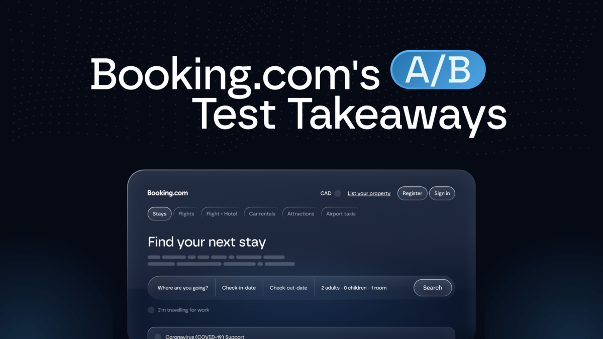Exploring UI Changes: Insights from Booking.com’s A/B Test