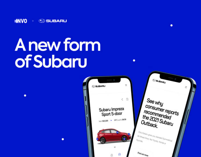 Subaru - Website Redesign <br>Concept