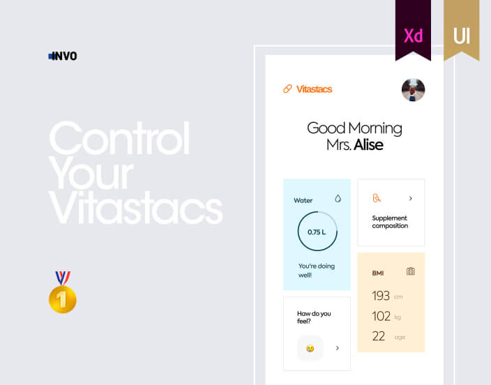 Vitastacs - Supplements <br>Redesign App